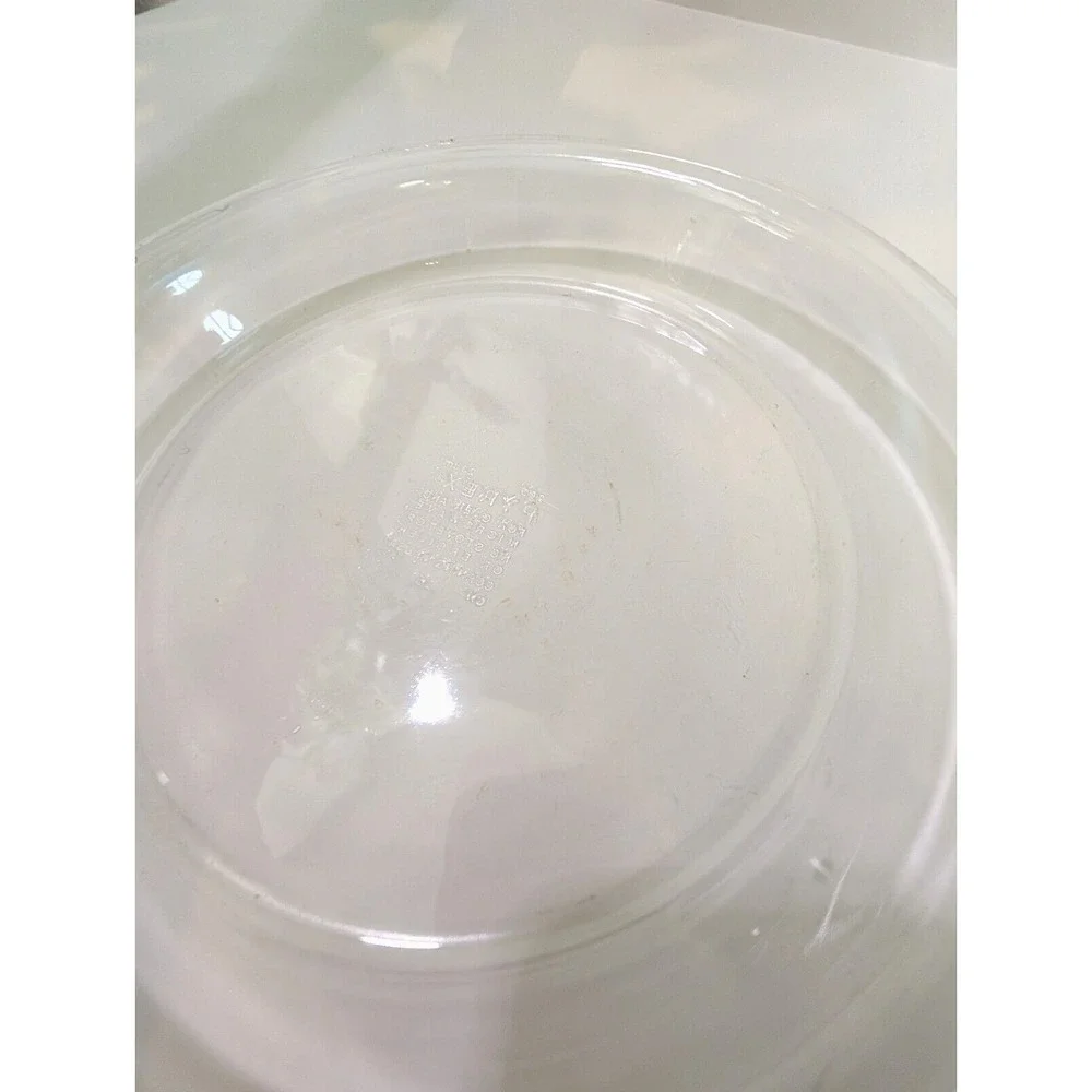 Pyrex #209 9 Inch Flat Rim Clear Pie Dish Plate Oven / Microwafe Safe‎ Vintage